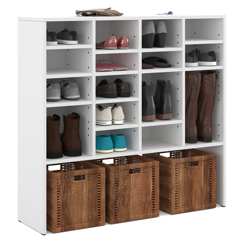 Vicco Scarpiera Bianco 104 x 99 cm