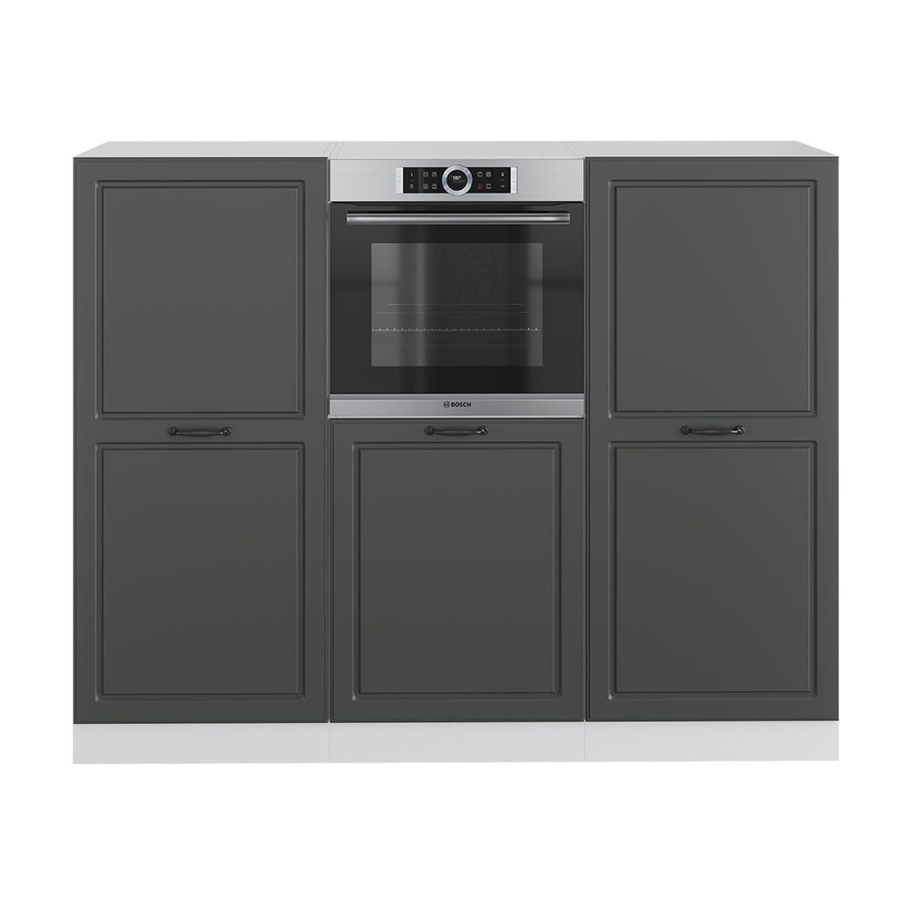 Vicco Cucine componibili piccole Antracite casa di campagna/bianco 180 cm senza piano di lavoro