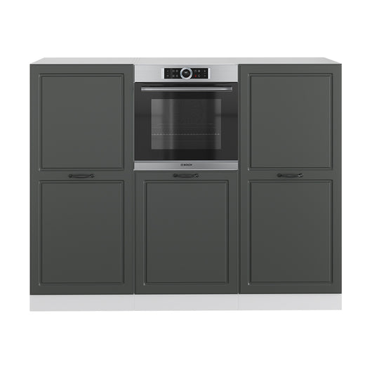 Vicco Cucine componibili piccole Antracite casa di campagna/bianco 180 cm senza piano di lavoro