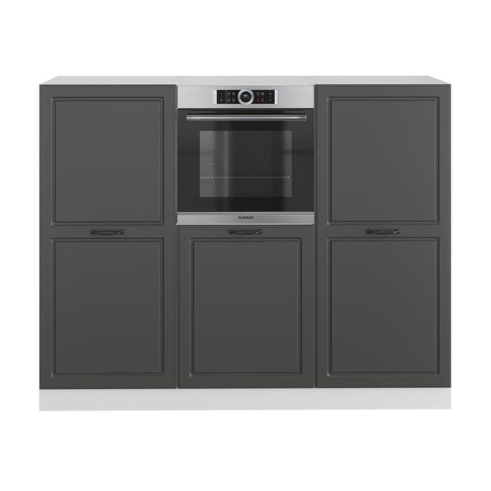 Vicco Cucine componibili piccole Antracite casa di campagna/bianco 180 cm senza piano di lavoro