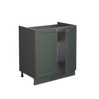 Vicco Mobile lavello cucina Verde-oro Country House 80 cm , PL Rovere