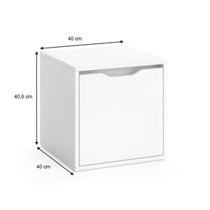 Vicco Panca scarpiera da ingresso Bianco 40 x 40.6 cm