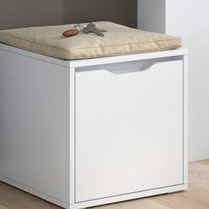 Vicco Panca scarpiera da ingresso Bianco 40 x 40.6 cm