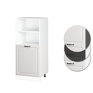 Vicco Mobile per forno da incasso Bianco casa di campagna 60 cm