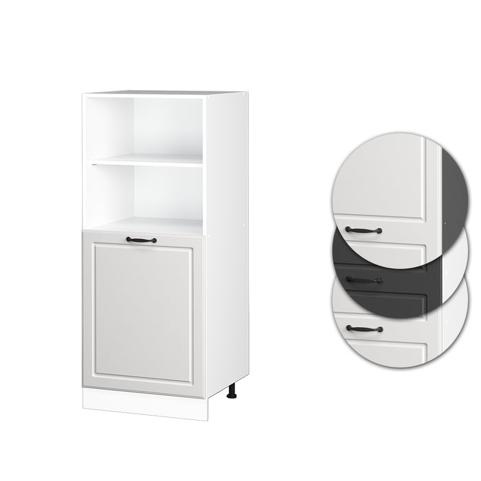 Vicco Mobile per forno da incasso Bianco casa di campagna 60 cm