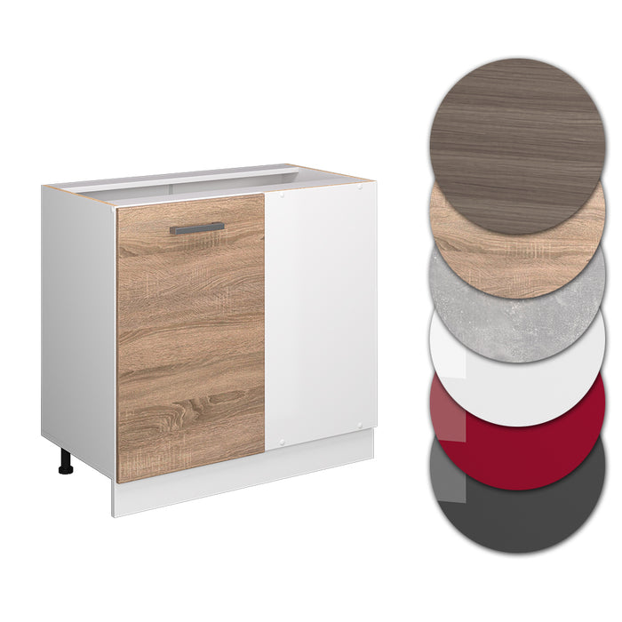 Vicco Mobile ad angolo cucina Sonoma 86 cm senza piano di lavoro