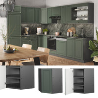 Vicco Mobile angolare da cucina Verde-oro Country House 57 cm