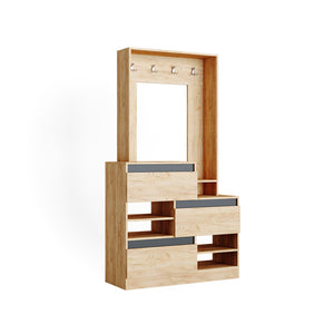 Vicco Armadio da ingresso Quercia dorata 100 x 180 cm