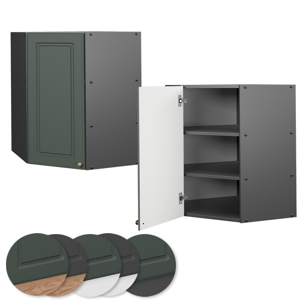 Vicco Mobile angolare da cucina Verde-oro Country House 57 cm