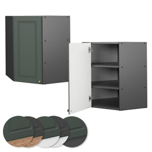 Vicco Mobile angolare da cucina Verde-oro Country House 57 cm