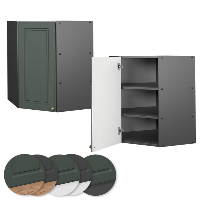 Vicco Mobile angolare da cucina Verde-oro Country House 57 cm