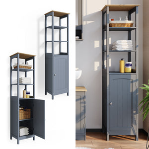 Vicco Mobile bagno alto Grigio 40 x 160 cm