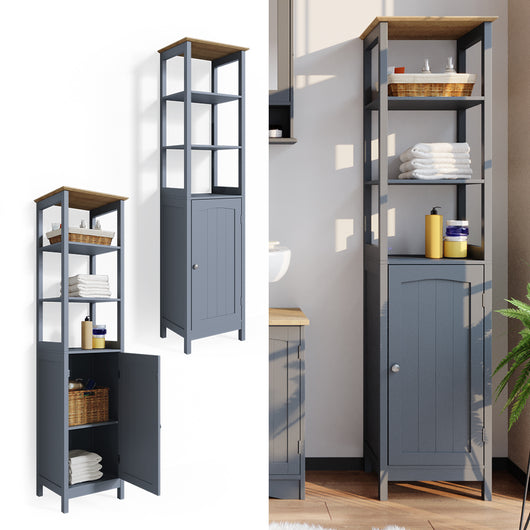 Vicco Mobile bagno alto Grigio 40 x 160 cm