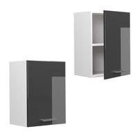 Vicco Pensile da cucina Antracite lucido 45 cm