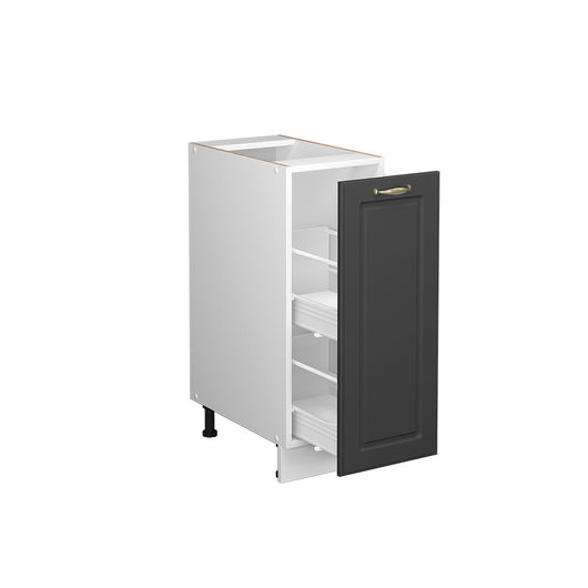 Vicco Mobiletto bagno Antracite-oro 30 x 82 cm senza piano di lavoro