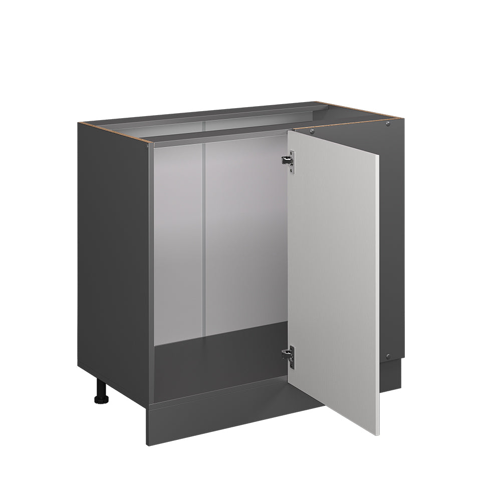 Vicco Mobile ad angolo cucina Bianco casa di campagna 86 cm senza piano di lavoro