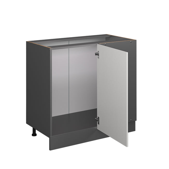 Vicco Mobile ad angolo cucina Bianco casa di campagna 86 cm senza piano di lavoro