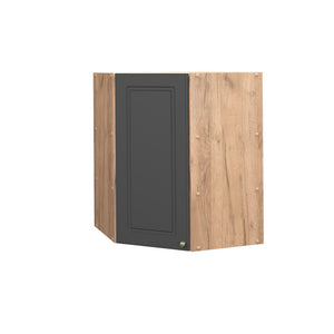 Vicco Mobile angolare da cucina Antracite-oro 57 cm