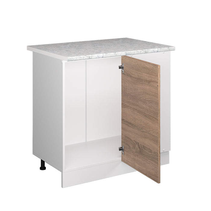 Vicco Mobile ad angolo cucina Sonoma 86 cm , PL Marmo