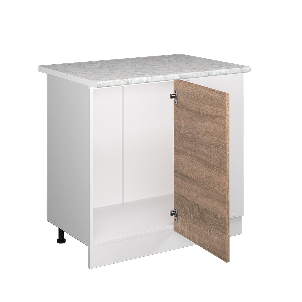 Vicco Armadio universale ad angolo Sonoma 86 cm con anta, con piano di lavoro