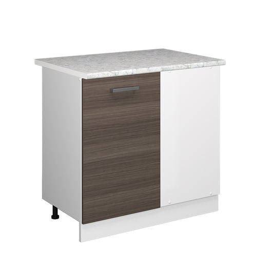 Vicco Mobile ad angolo cucina Grigio 86 cm , PL Marmo