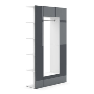 Vicco Armadio da ingresso Antracite 36.6 x 191 cm
