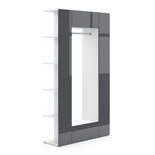 Vicco Armadio da ingresso Antracite 36.6 x 191 cm