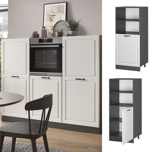 Vicco Mobile per forno da incasso Bianco casa di campagna 60 cm