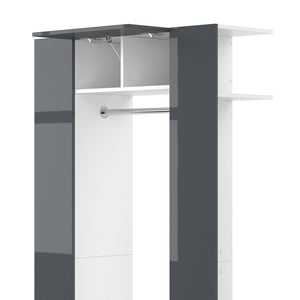 Vicco Armadio da ingresso Antracite 36.6 x 191 cm