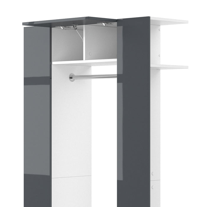 Vicco Armadio da ingresso Antracite 36.6 x 191 cm