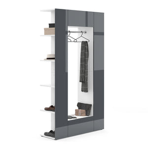 Vicco Armadio da ingresso Antracite 36.6 x 191 cm