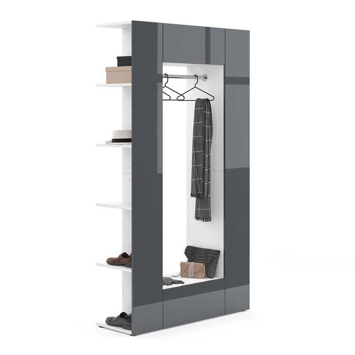 Vicco Armadio da ingresso Antracite 36.6 x 191 cm