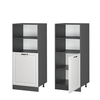 Vicco Mobile per forno da incasso Bianco casa di campagna 60 cm