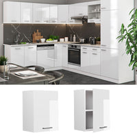 Vicco Pensile da cucina Bianco lucido 45 cm