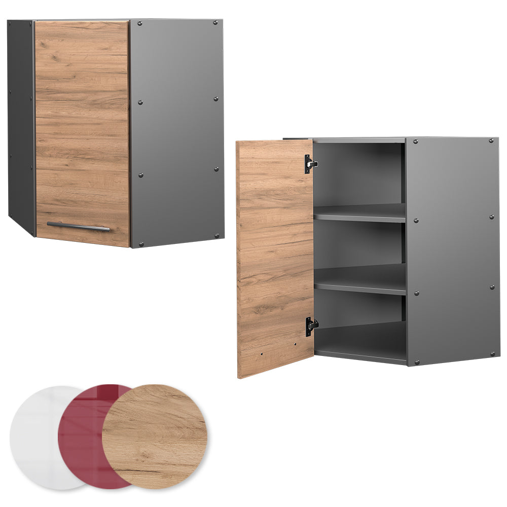 Vicco Mobile angolare da cucina Quercia dorata 57 cm