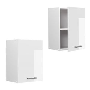 Vicco Pensile da cucina Bianco lucido 45 cm