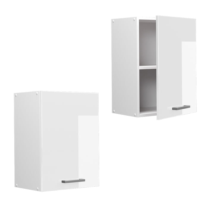 Vicco Pensile da cucina Bianco lucido 45 cm