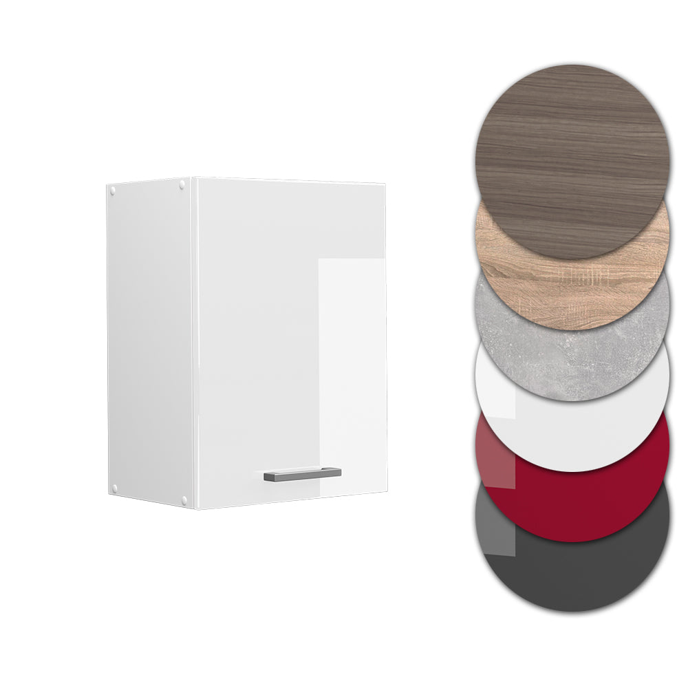 Vicco Pensile da cucina Bianco lucido 45 cm