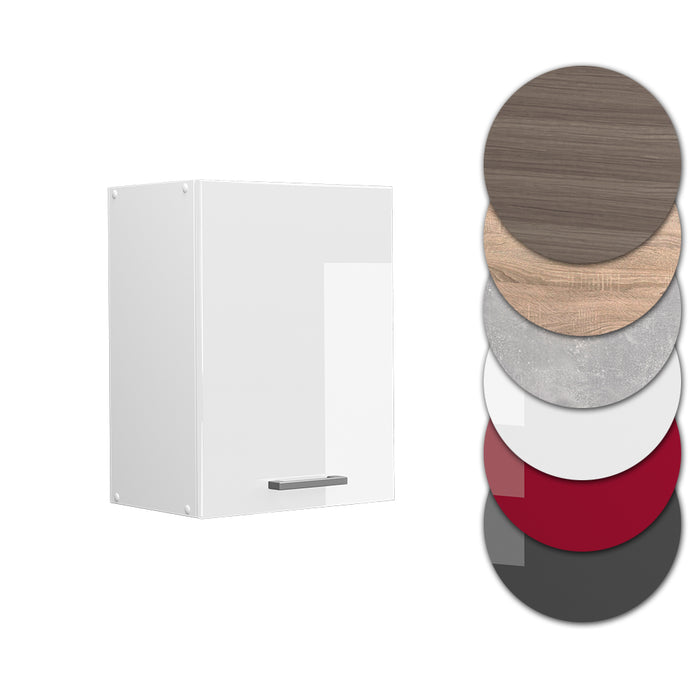 Vicco Pensile da cucina Bianco lucido 45 cm