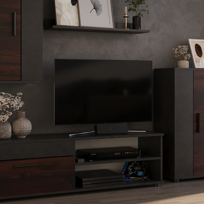 Vicco Parete attrezzata soggiorno Marrone Set di 4