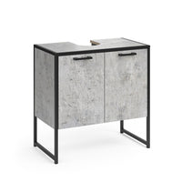 Vicco Mobiletto per lavabo Calcestruzzo 60 x 60 cm