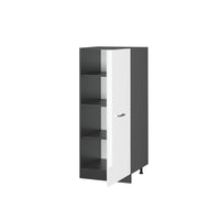 Vicco Mobile cucina dispensa Bianco lucido 60 cm