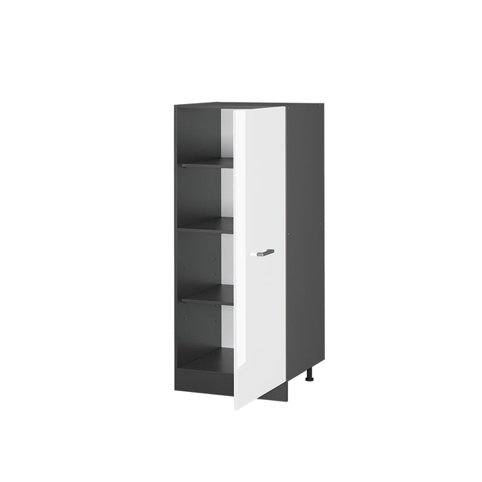 Vicco Mobile cucina dispensa Bianco lucido 60 cm