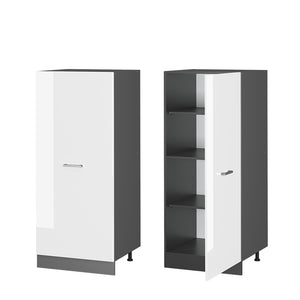 Vicco Mobile cucina dispensa Bianco lucido 60 cm