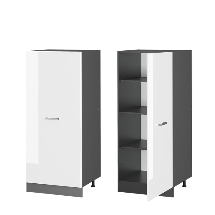 Vicco Mobile cucina dispensa Bianco lucido 60 cm