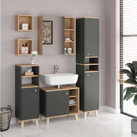 Vicco Mobiletto bagno Antracite 30 x 95 cm