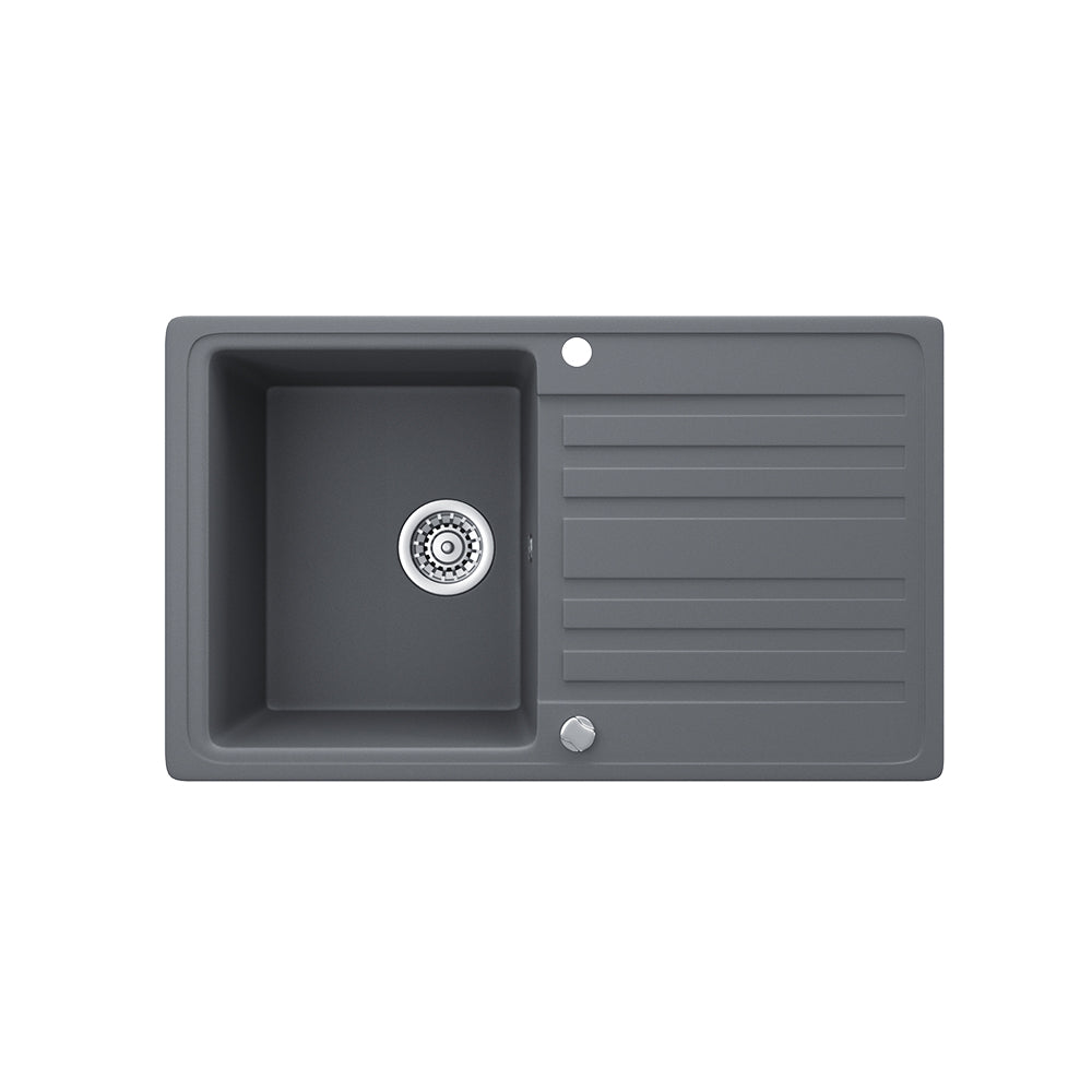 Bergström Lavello Grigio 76.5 x 46 cm con asciugatura