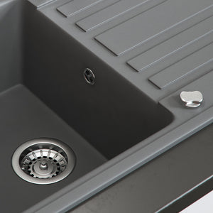 Bergström Lavello Grigio 76.5 x 46 cm con asciugatura