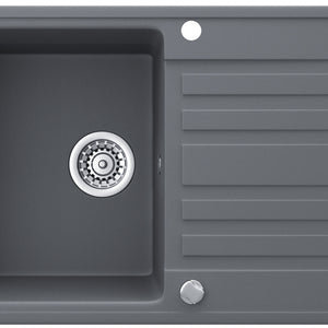 Bergström Lavello Grigio 76.5 x 46 cm con asciugatura