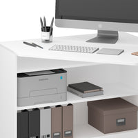 Vicco Scrivania angolare Bianco 94 x 94 cm